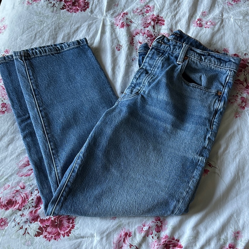 Lucky Brand Blue Straight Leg Pants - Picture 5 of 5